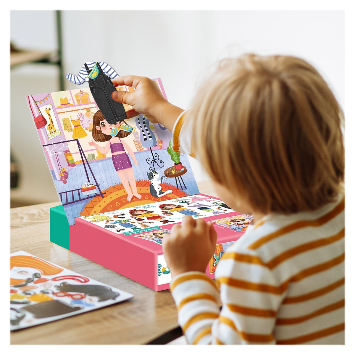 Joc Magnetic Fashion Girl Dodo Toys - Jucărie de Rol - Default Title (3) [ps:1029d69a-dcd9-444b-a694-135c9f5bc15c]