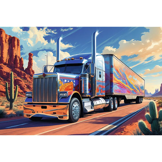 PUZZLE TREFL 160 CAMION PE DRUM - Imagine 2 [ps:bb69257b-9646-4dba-b182-f4ab301bd62d]