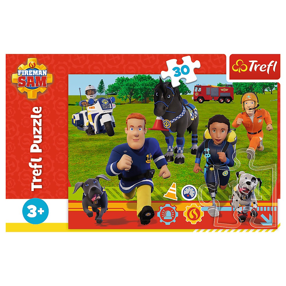 PUZZLE TREFL 30 POMPIERUL SAM GATA DE SALVARE - Imagine 3 [ps:7afdcb22-9db4-45a2-87a9-4ef4c06bd420]