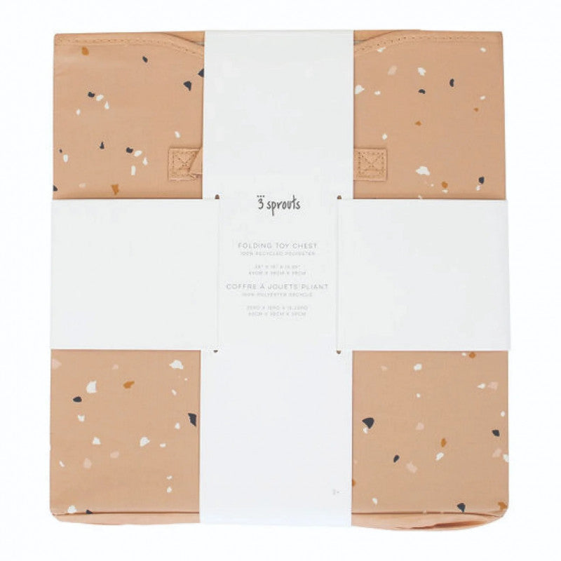 Cufar pliabil pentru camera copiilor, material reciclat Terrazzo Clay, 3 Sprouts [ps:5adda030-1860-447b-9579-1a74c0c704b9]