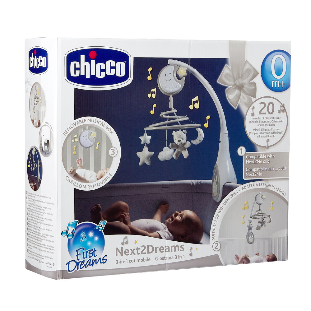 Carusel muzical Chicco Next 2 Dreams, Bleu, 0luni+ - Unisex (3) [ps:9b834c58-b24b-413f-89a7-60a7508cc497]