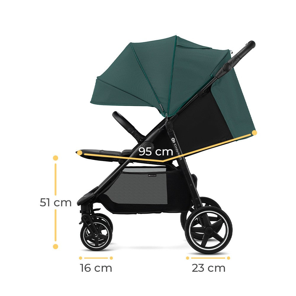 CARUCIOR SPORT KINDERKRAFT ROUTE, EMERALD GREEN - Verde