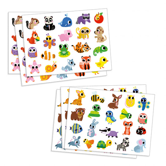 Abtibilduri Pui de animale, Djeco - Imagine 3 [ps:23fbb021-16d1-4064-b706-f64bba8c1996]