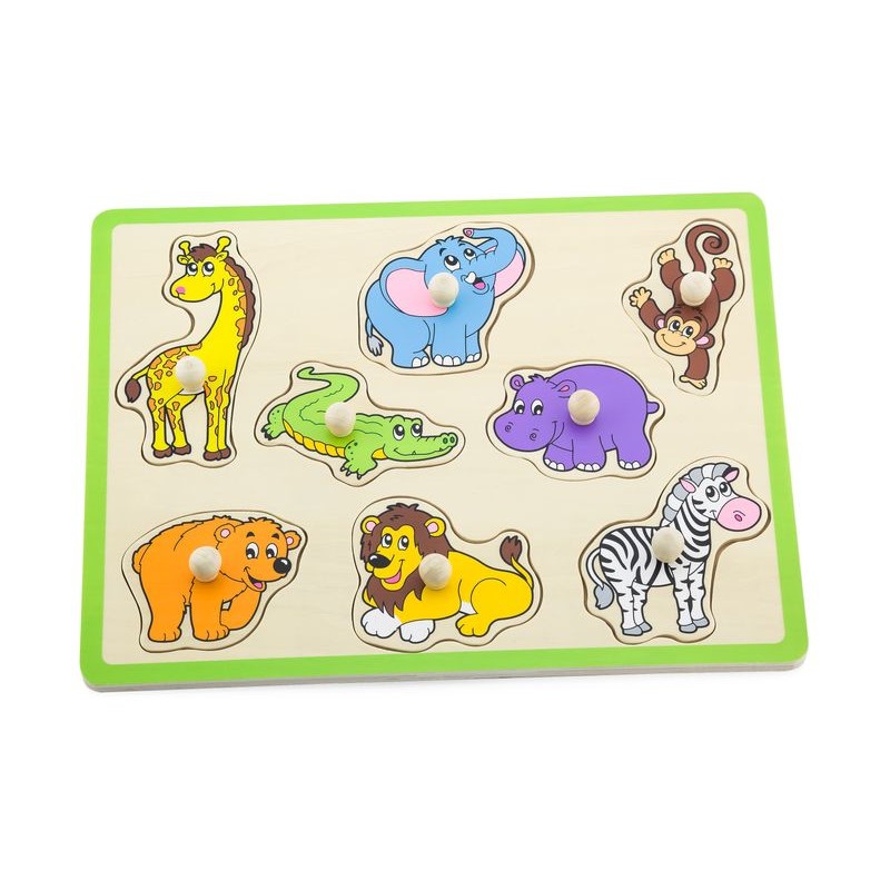 Puzzle cu maner - Animale salbatice, Viga [ps:b849d1de-8250-4dfe-bcdd-c64beac81158]