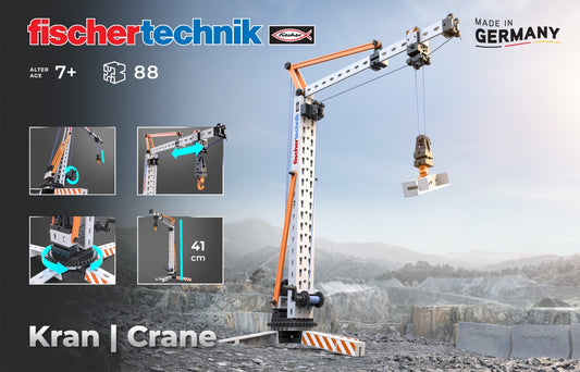 Kit STEM Macara de asamblat si manevrat, Fischertechnik - Imagine 2 [ps:29551cb5-9fb9-40b9-8b9e-91983b71c0fc]