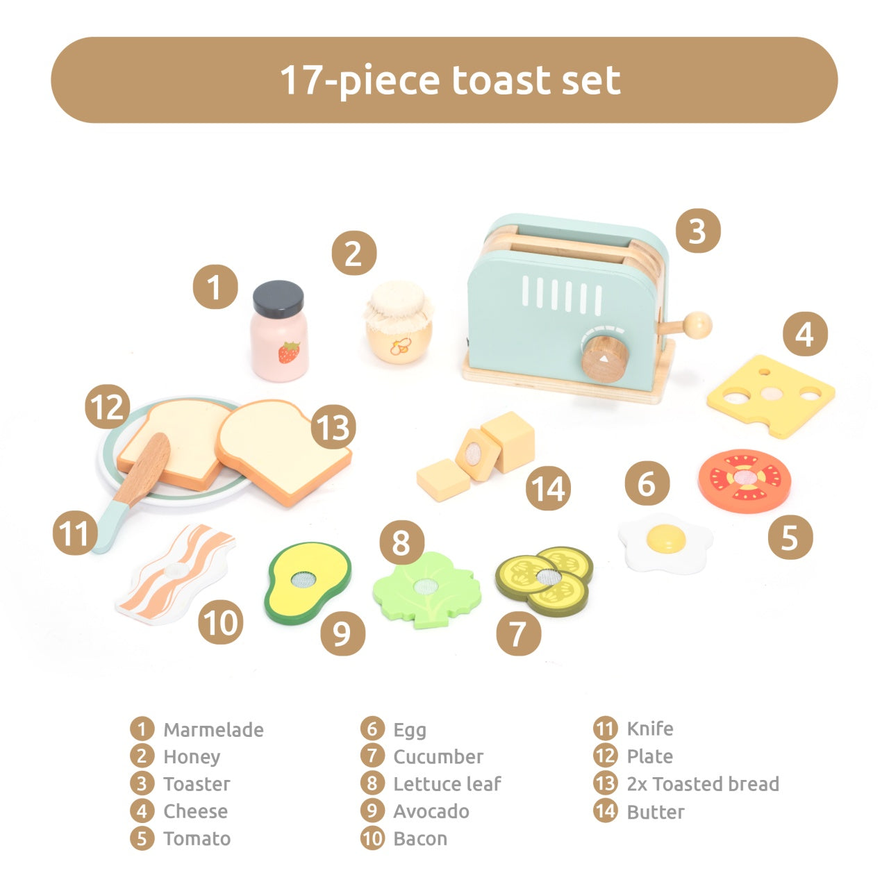 Joc de rol Invat sa prepar sandwich, UMU Toys [ps:6e031780-6962-4fea-82e9-096ab1b14266]
