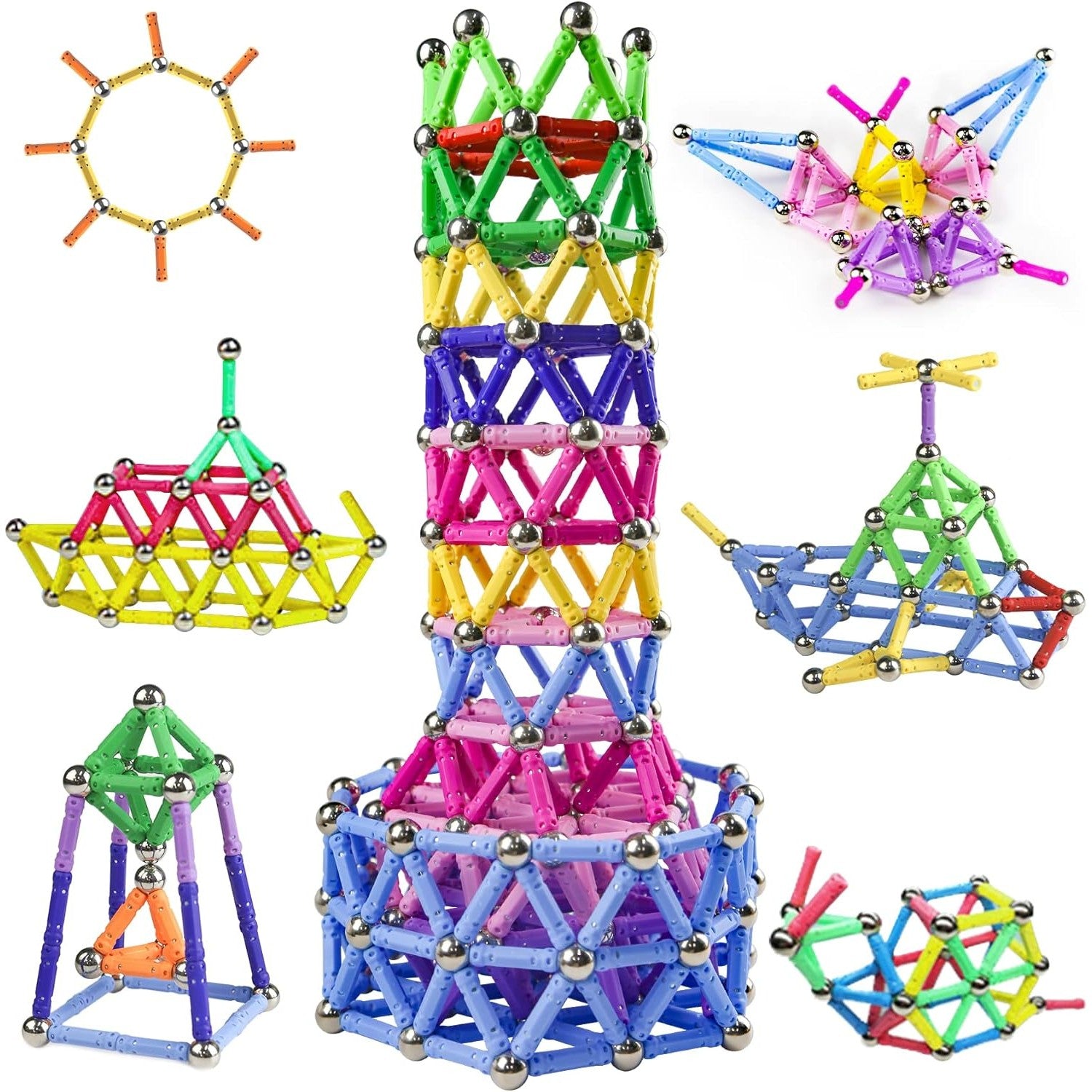 Set 178 Piese Betisoare Magnetice Flippy, Multicolor, +3 Ani - 178 (3) [ps:a20fa2da-041c-459a-9256-271e9f253f1b]