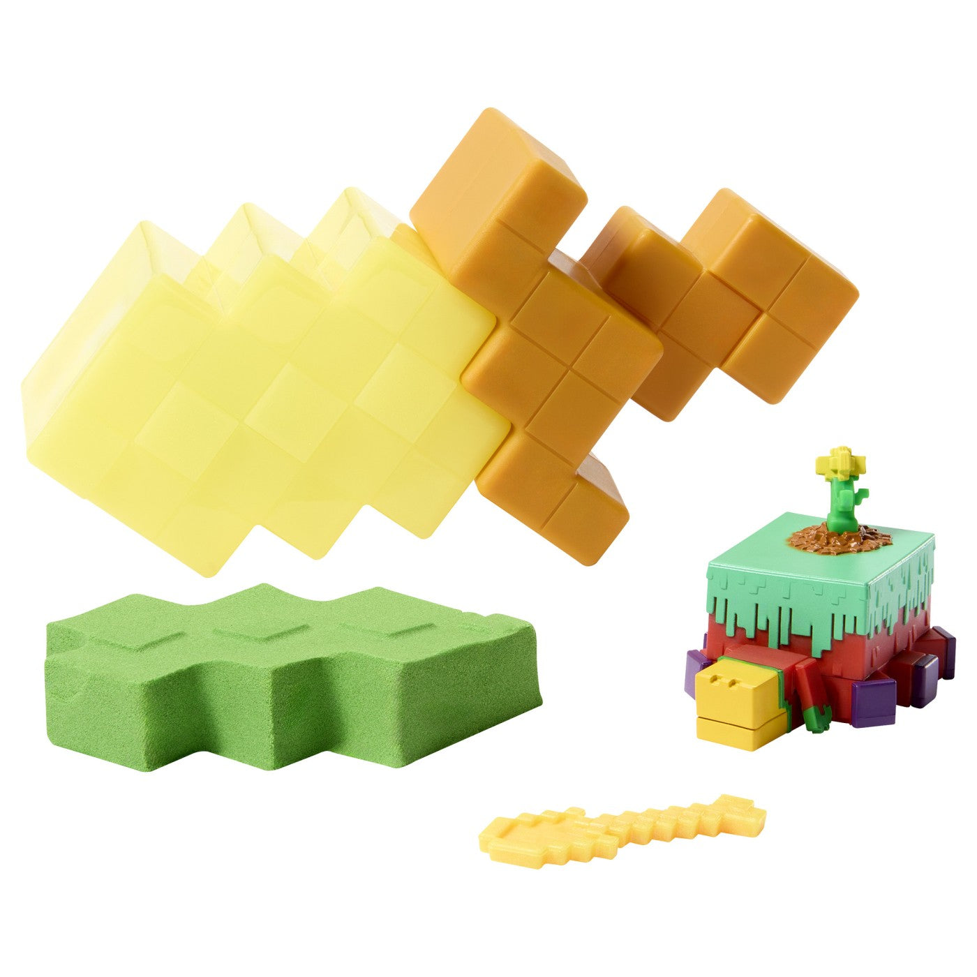 MINECRAFT MINI MODE SET EXPLORARE MINIERA TURQUOISE Mattel - Galben (3) [ps:5a5903f5-f3a1-4d33-b416-e9c6fe9b1387]