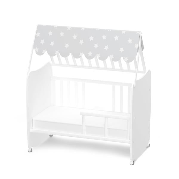 Patut Bebe LORELLI Stars - Leganare, Casuta - White (3) [ps:5e62f984-1e69-4d2a-b7e0-09b8f79dd120]
