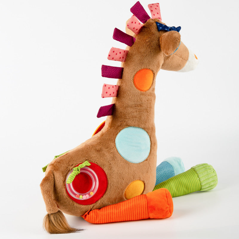 Jucarie gigant din plus cu activitati Girafa, PlayQ Sigikid [ps:6d1ea58c-4c18-49cc-bf42-ebed4d76c3e9]