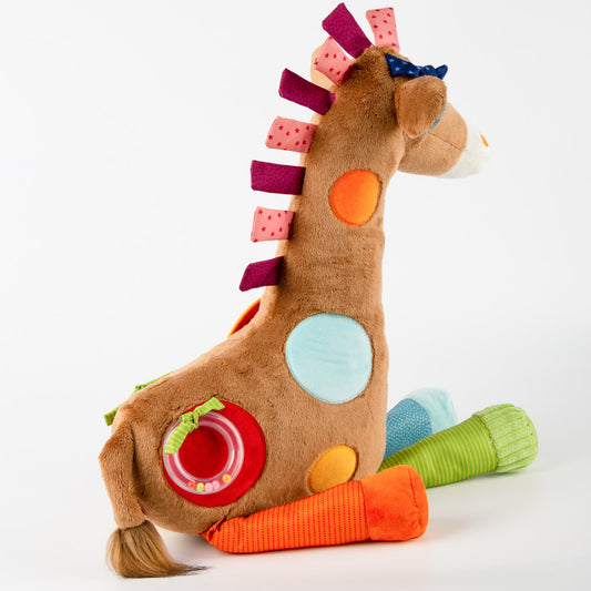 Jucarie gigant din plus cu activitati Girafa, PlayQ Sigikid [ps:6d1ea58c-4c18-49cc-bf42-ebed4d76c3e9]