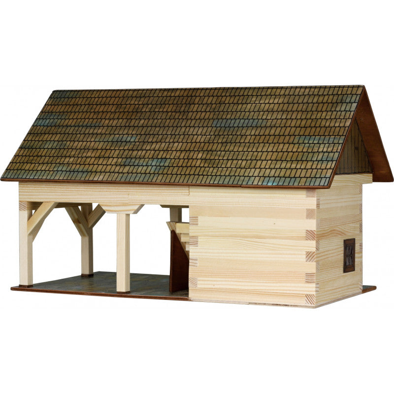 Set constructie arhitectura Sopron, 131 piese din lemn, Walachia [ps:fd0306c6-d2ef-4377-bd1e-6353f4c0d282]