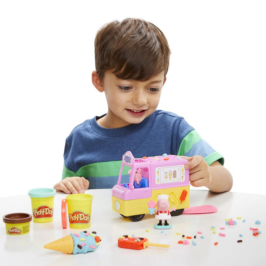 PLAY DOH PEPPA PIG SI MASINA DE INGHETATA Hasbro - Imagine 3