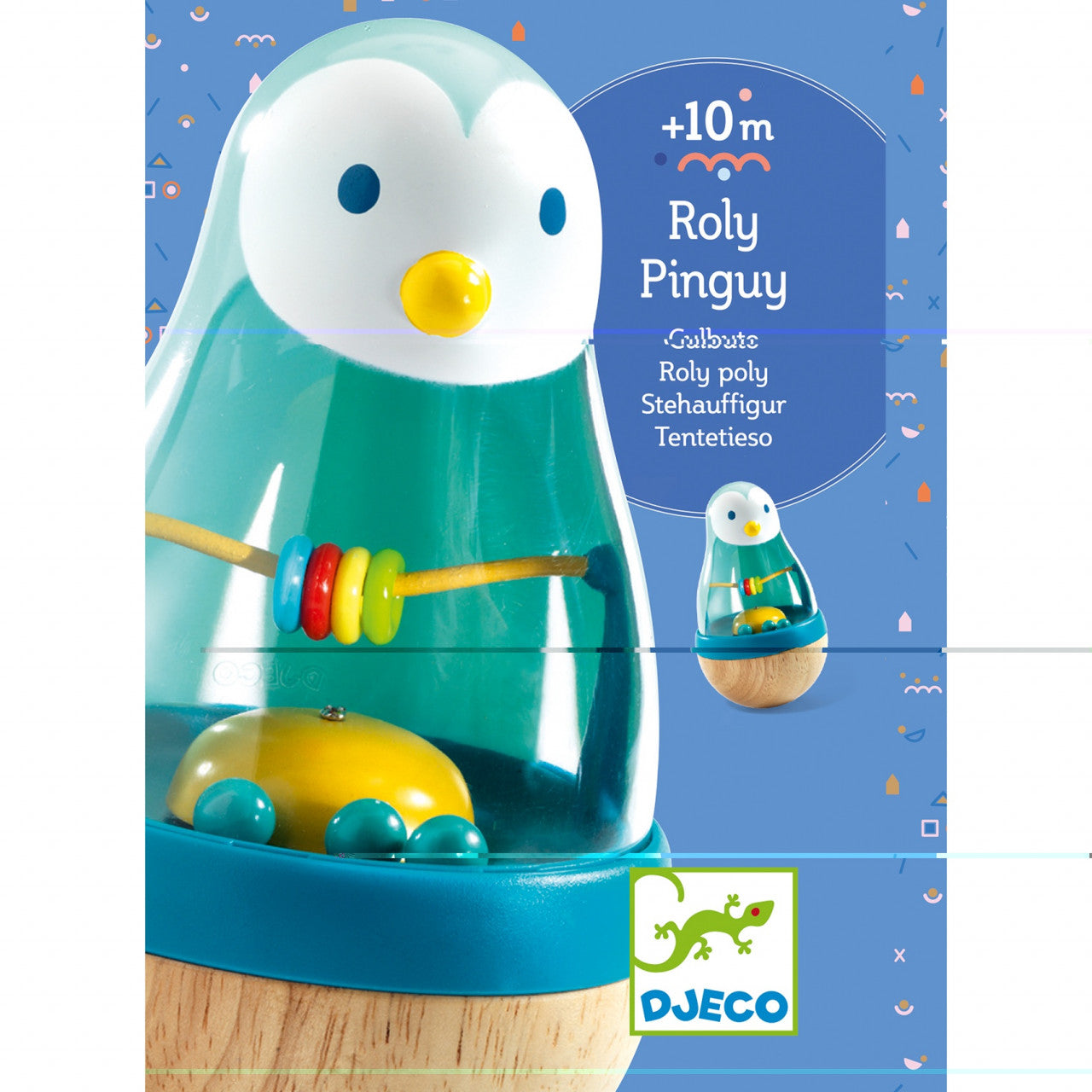 Jucarie bebe Roly Pingui, Djeco - Imagine 2 [ps:26656bb5-3fa4-46bd-84c2-a03e1c5e008f]