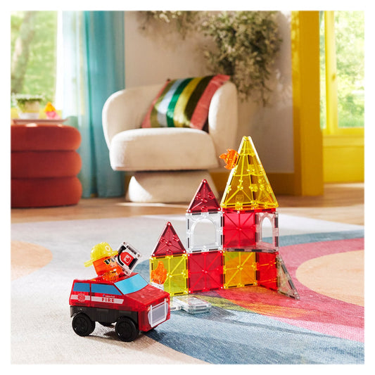 MAGNA-TILES Fire Rescue - Set Jucării Construcție, 27 piese - Default Title (3) [ps:eca22f0d-8568-4341-a392-7be32079ae2f]