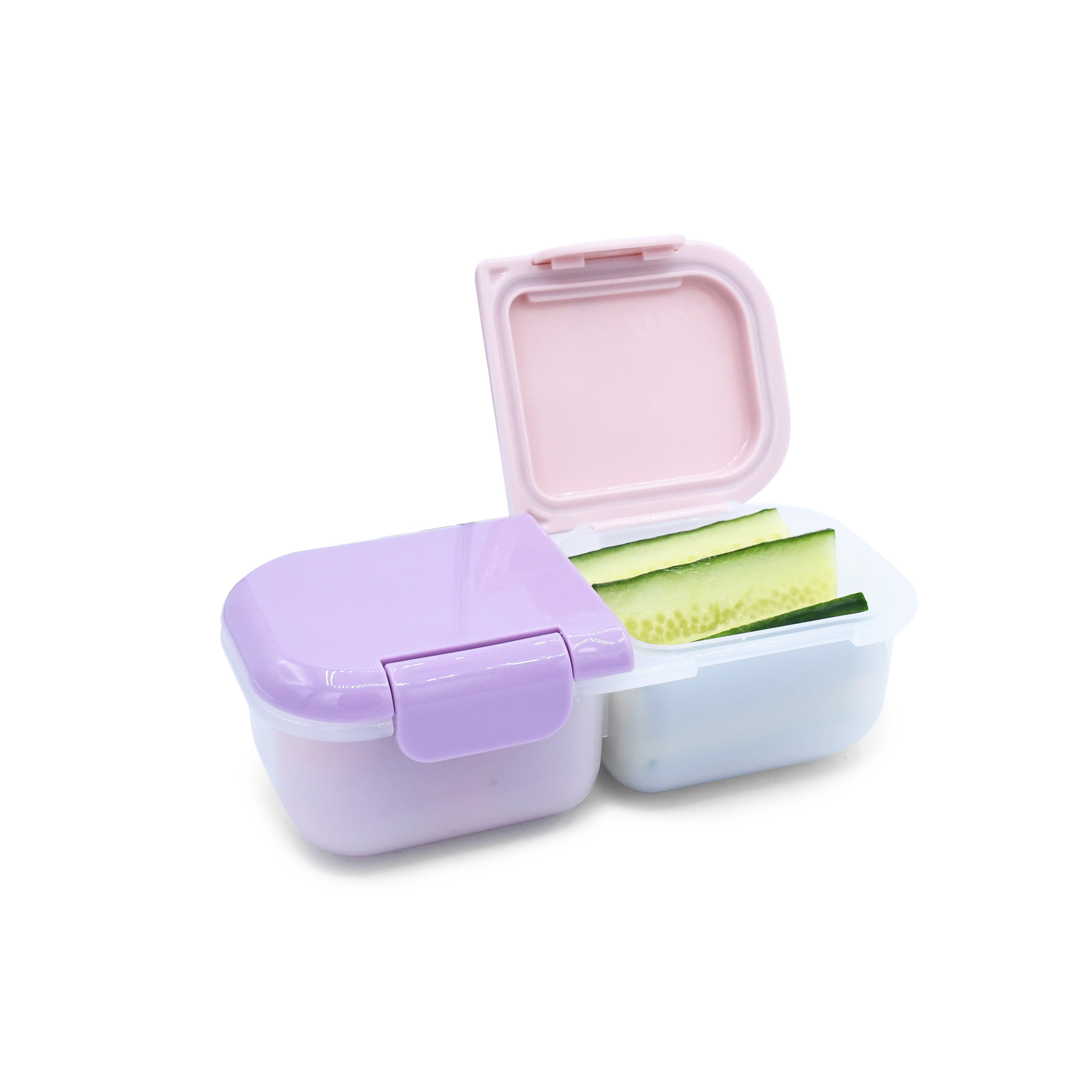 CUTIE SNACK 2 COMPARTIMENTE, MELII, BLUSH BERRY - Imagine 3