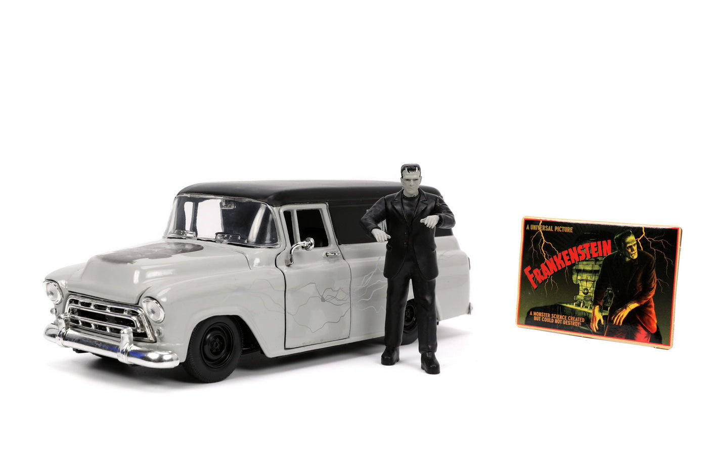 SET MASINUTA 1957 CHEVY SUBURBAN SI FIGURINA - Imagine 2 [ps:06cc3504-fc71-46de-ac2c-909be959f5ac]