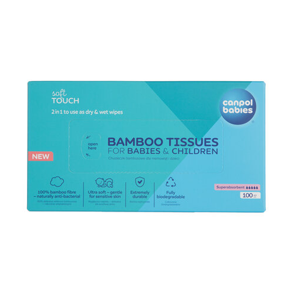 Servetele uscate din bambus pentru bebelusi si copii 100 - Imagine 3