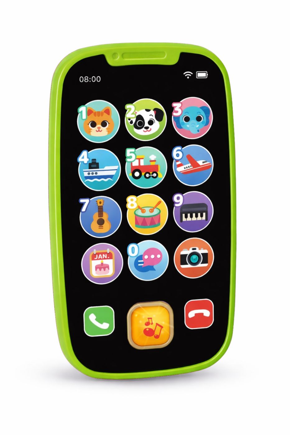 PRIMUL MEU TELEFON SMART VERDE CU MUZICA SI LUMINI [ps:c7f9f4f9-0c1e-45e5-add8-04b9bc23f386]