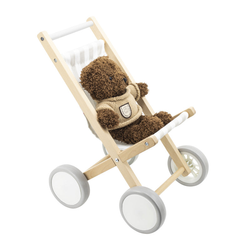 Carucior gri pentru papusi, Viga [ps:97989edc-5cdb-4be4-a797-fda3f16dd81b]