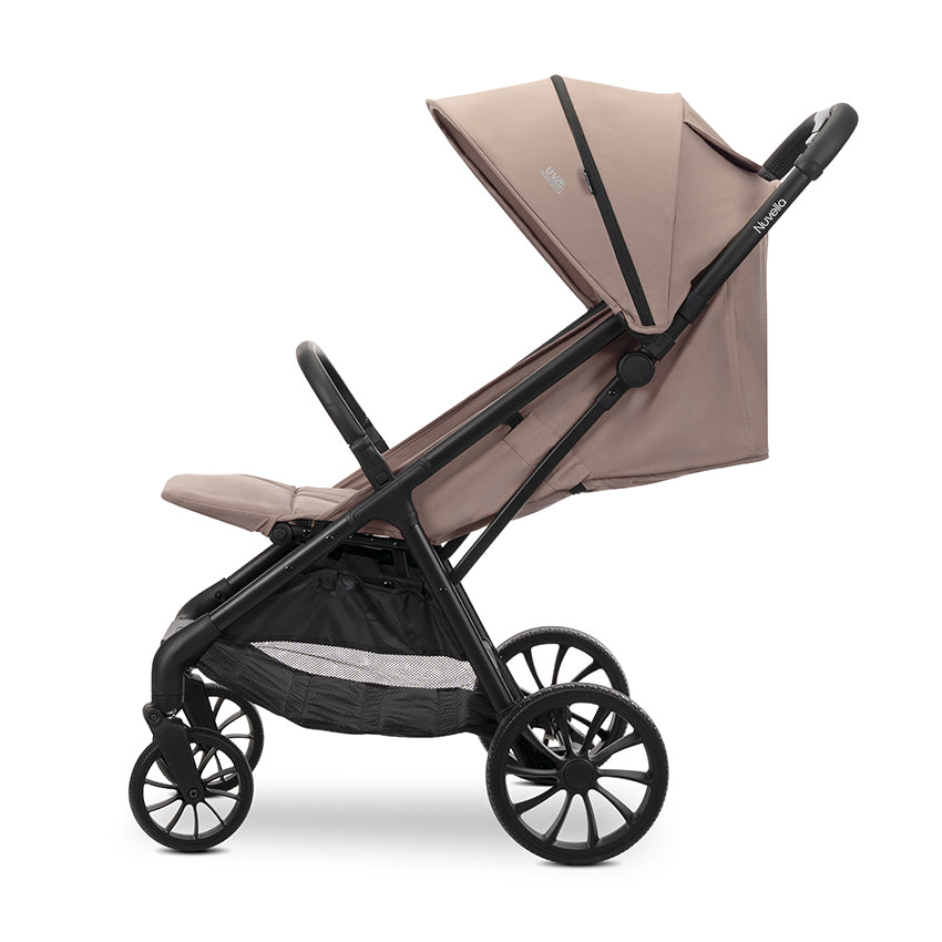 Carucior pentru copii, Nuvella, pliere cu o mana, spatar reglabil multipozitie, copertina extensibila, 0-48 luni, pana la 22 kg [ps:d36c7e89-dc51-4a17-a847-ae9e4a7b8174]