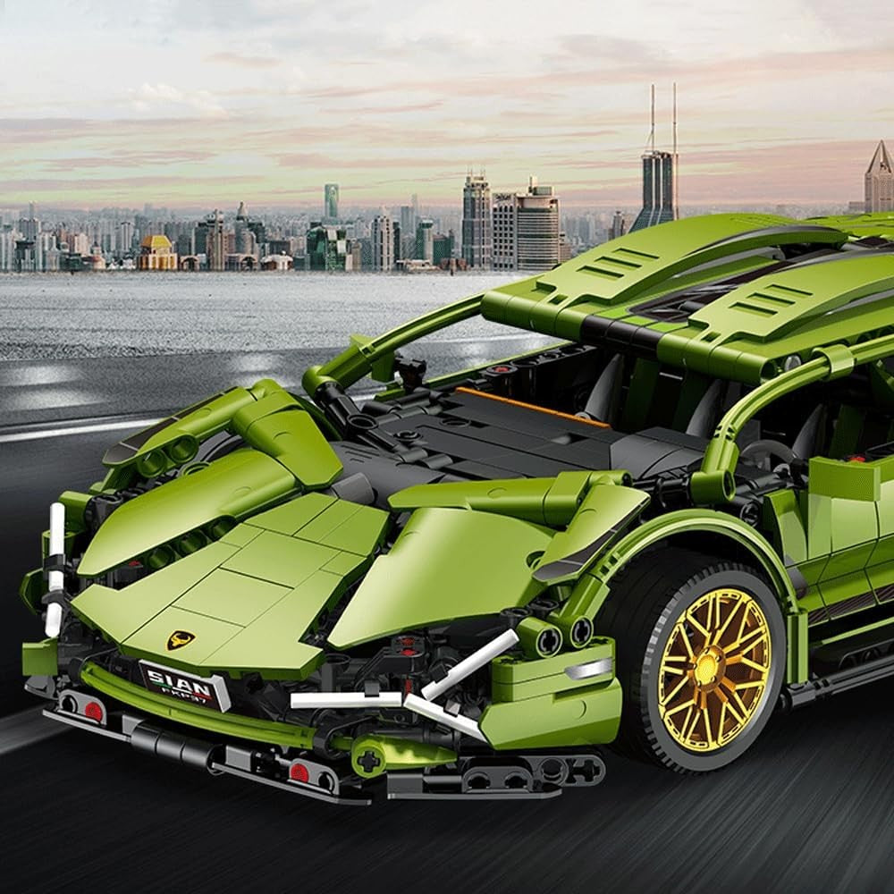 Joc de Construit Lamborghini Flippy, 1280 Piese, Verde, 6+ - Default Title (3) [ps:472ea95a-732e-4d87-921a-b736b45a8cf7]