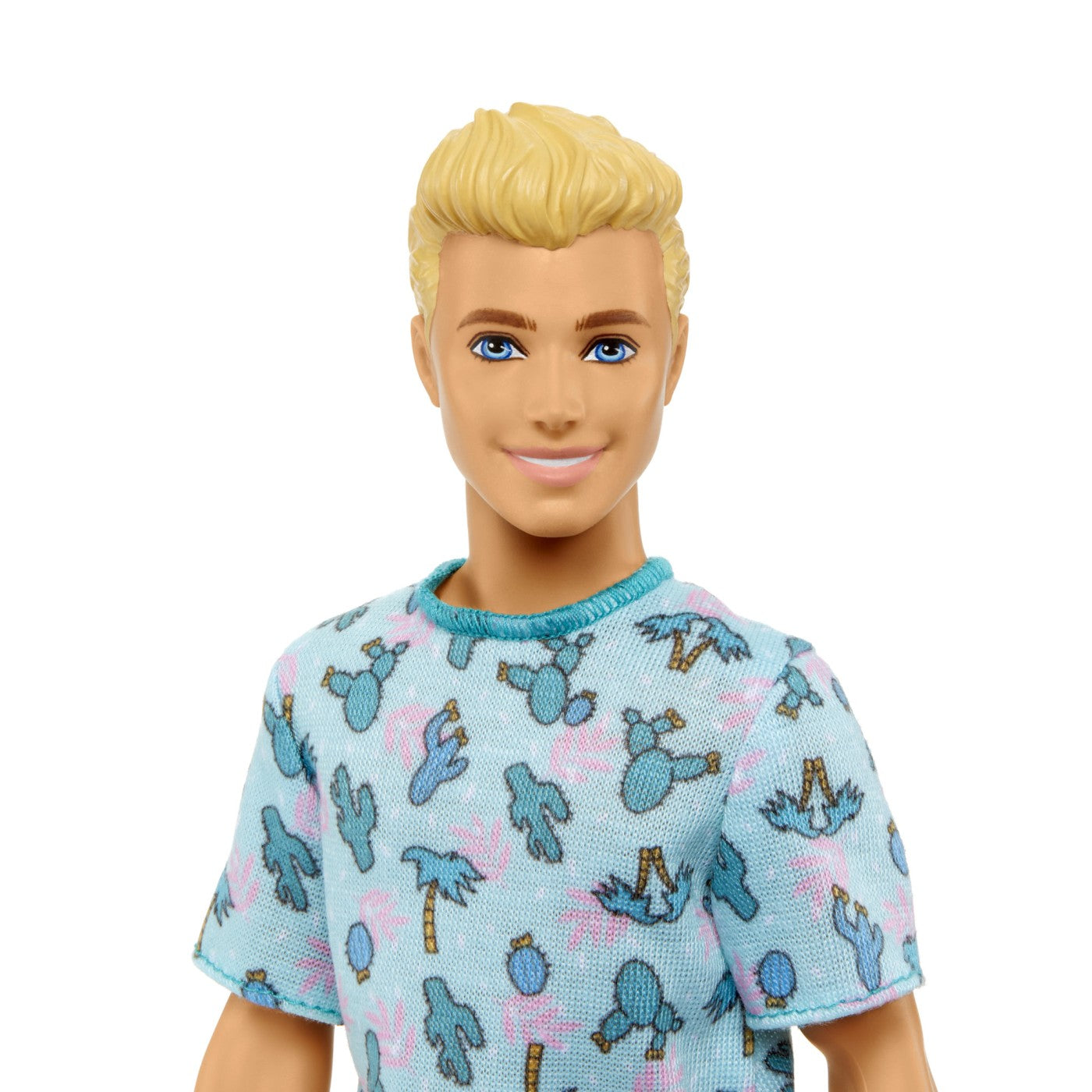 BARBIE PAPUSA BAIAT FASHIONISTAS BLOND CU BLUZA CU - Imprimeu cu cactusi (3) [ps:b7f3079b-1bdf-452e-9580-8aad83abf90a]