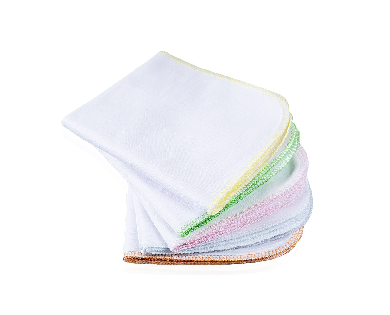 Set 10 batistute BabyJem din bumbac pentru copii 28x28 cm - Imagine 3