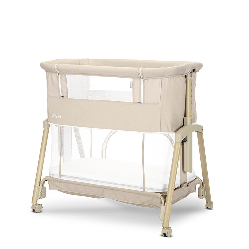 Pătuț Co-Sleeper Lorelli Layla 2 în 1, Black | infant.ro - Beige (3) [ps:e0a3ef80-8aef-4f29-b584-7b9617503d84]