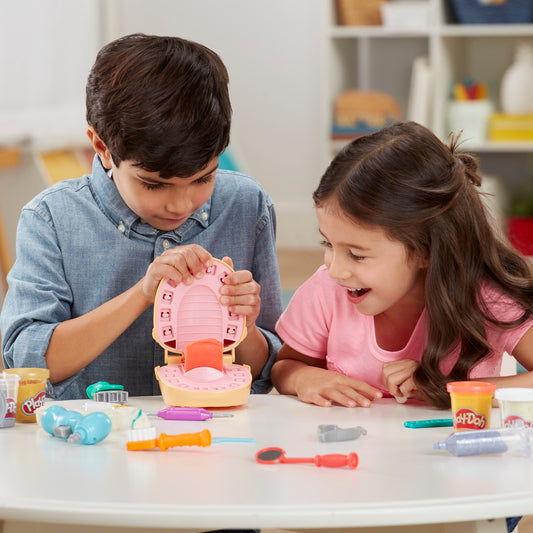 PLAY-DOH SET DENTISTUL CU ACCESORII SI DINTI COLORATI Hasbro - Imagine 3