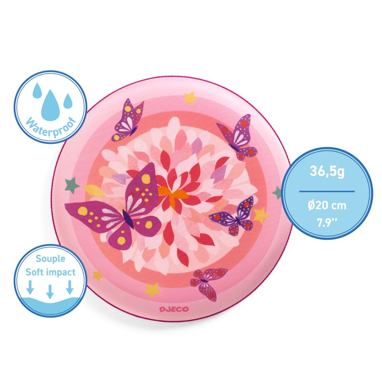 Disc frisbee Fluturi, Djeco - Imagine 4 [ps:e2f6835c-a8ab-4eac-85a5-0323be5ef9c0]