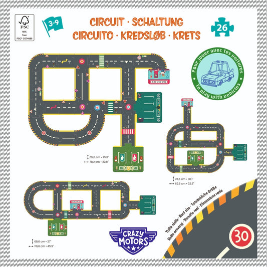 Puzzle Circuit gigant de curse, Djeco - Imagine 3 [ps:daaf404b-8808-4ae1-a82f-5e5eeaca8d2c]