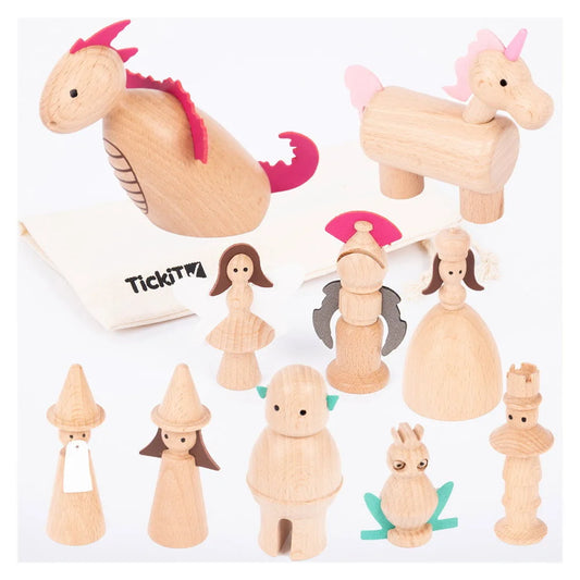 Lumea Basmelor - Set 10 Figurine din Lemn Tickit - Default Title (3) [ps:17b6e897-290b-41dd-bc34-e49c181a753f]