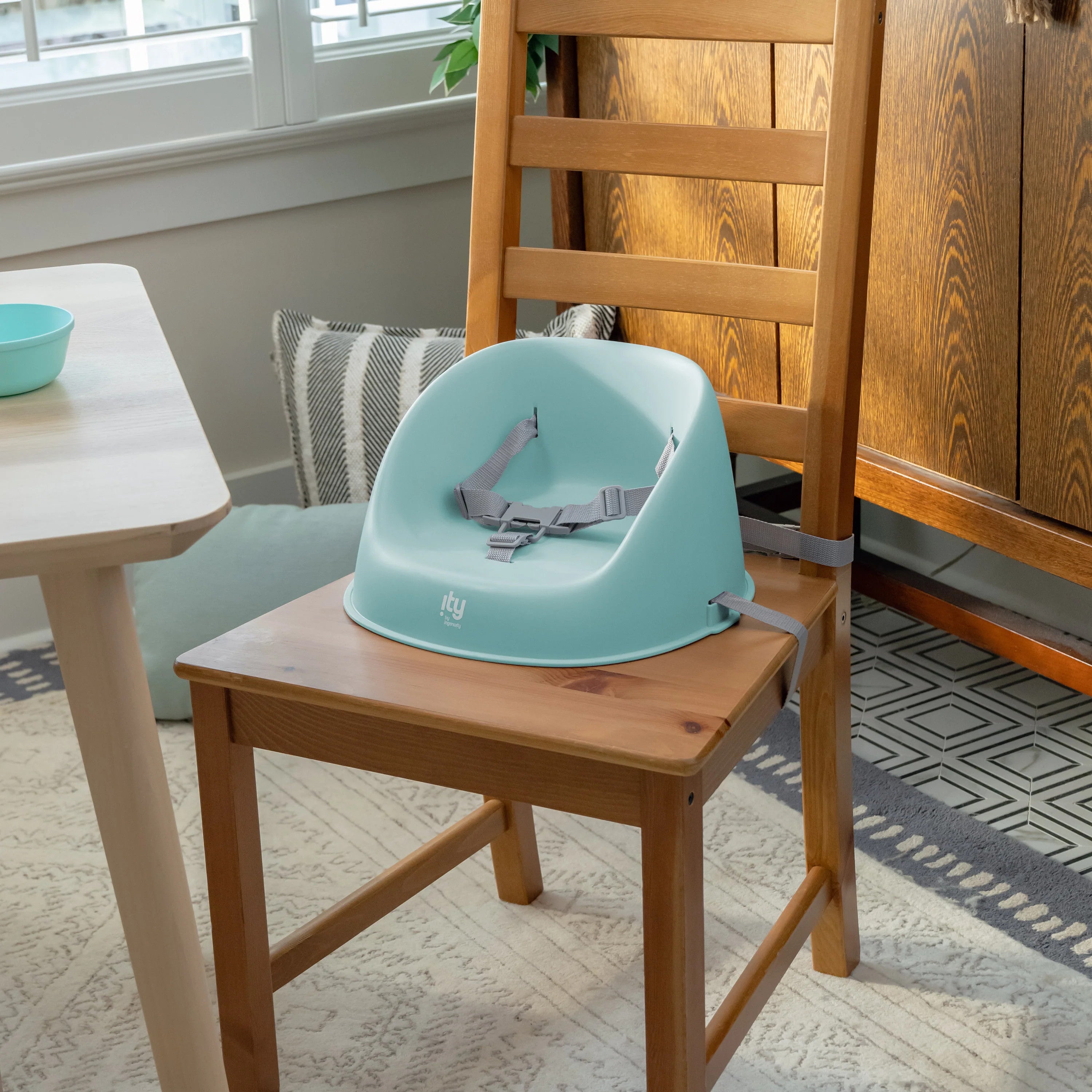 Scaun Masă și Booster My Spot Easy-Clean InGenuity, Teal - Teal (3) [ps:261abf8e-5a1c-4624-a188-91748889ff07]
