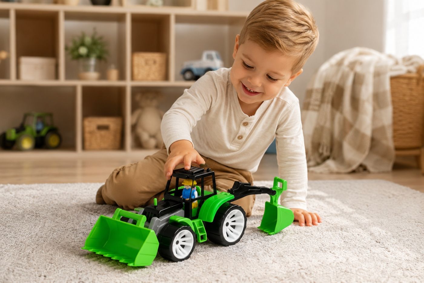 Tractor BAMS 2 cu 2 Cupe Militar - Viva Toys - NEGRU VERDE (3) [ps:807ee3b9-9e26-45b1-aec2-32d6df6fdce7]