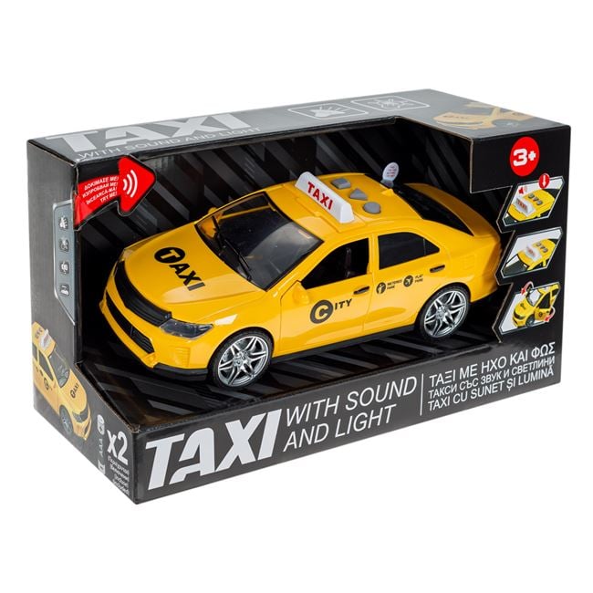 Mașină Taxi Galbenă cu Lumină și Sunet Jumbo - Galben (3) [ps:b3d849d5-77e1-476b-854d-0bfe13a1b19d]