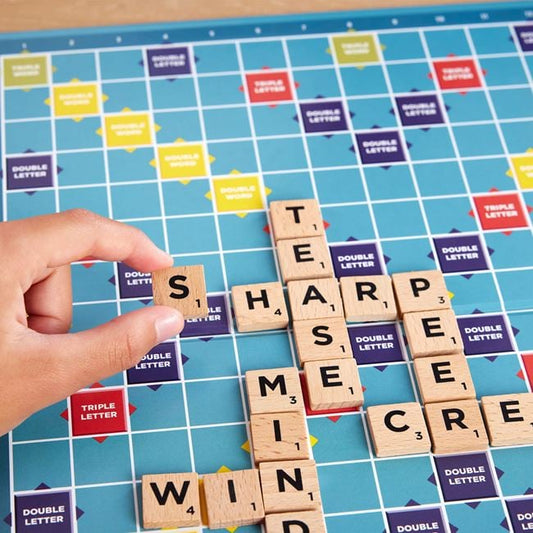 Joc de Societate Scrabble Mattel Jumbo | Dezvoltare Limbaj - Default Title (3) [ps:5a312e6a-1da4-4e2e-b8e1-e5be2fb28d85]