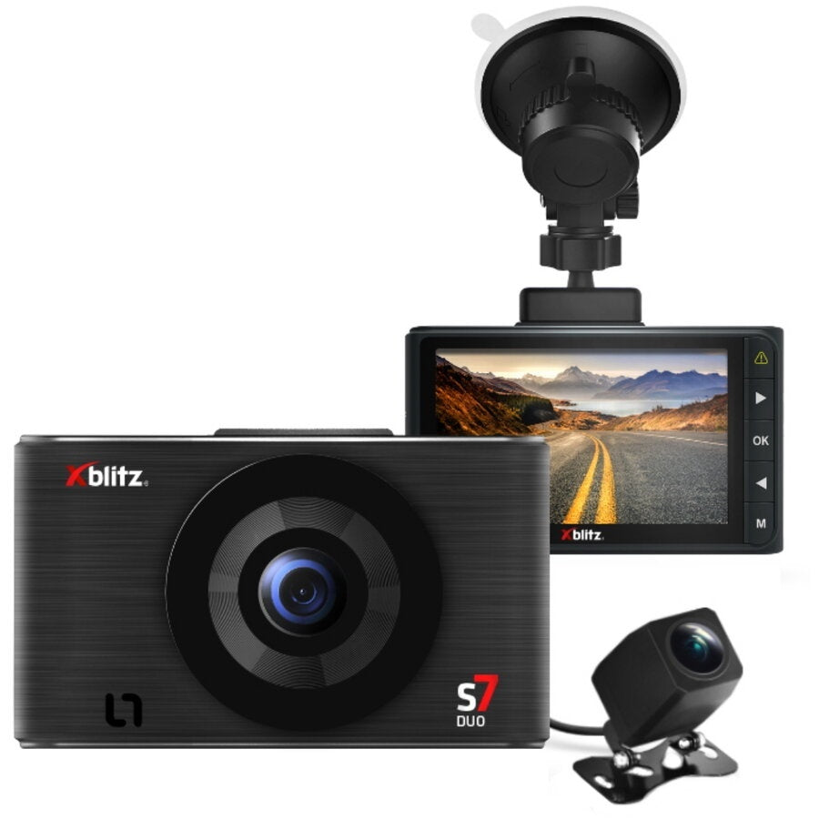 Neno Xblitz S7 Duo - Cameră auto față/spate, Full HD, negru - Imagine 3