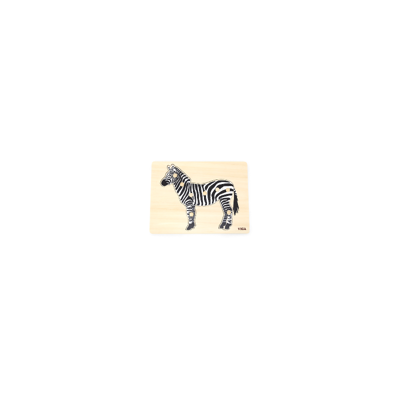 Puzzle Montessori, Zebra, Viga [ps:a86a9a06-f0f5-4834-894e-60554b6ba1ac]