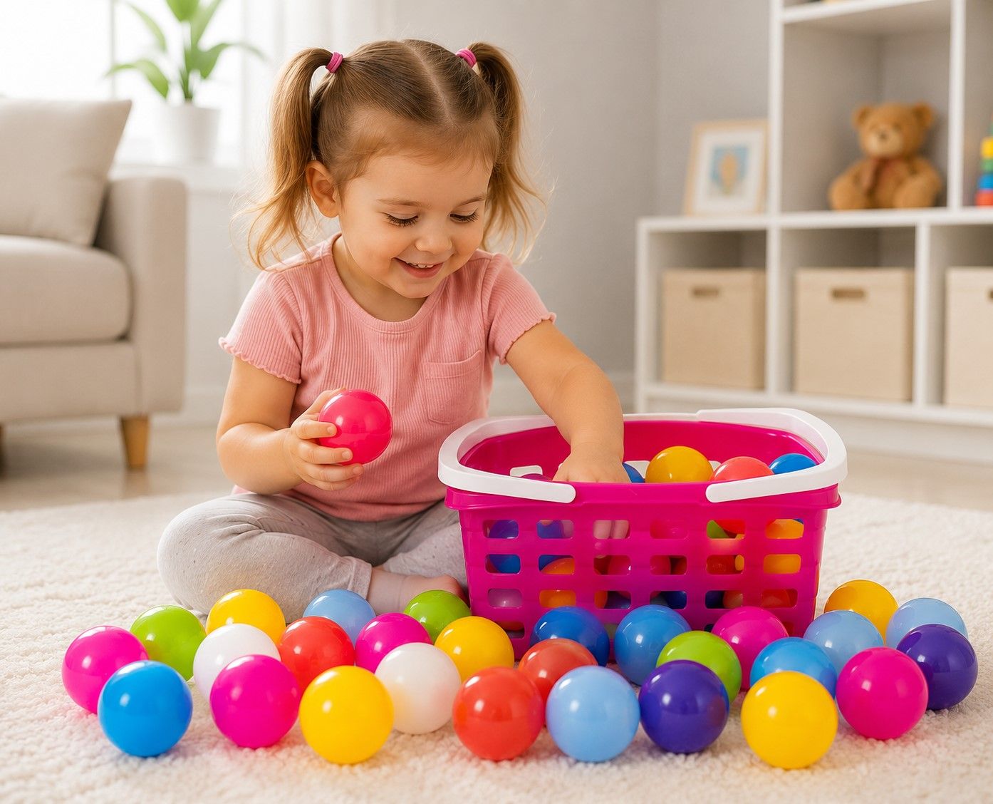 Set Cos cu Maner și Bile Viva Toys pentru Copii - Default Title (3) [ps:e460f5e1-b03e-4419-b584-cc2be188ee29]