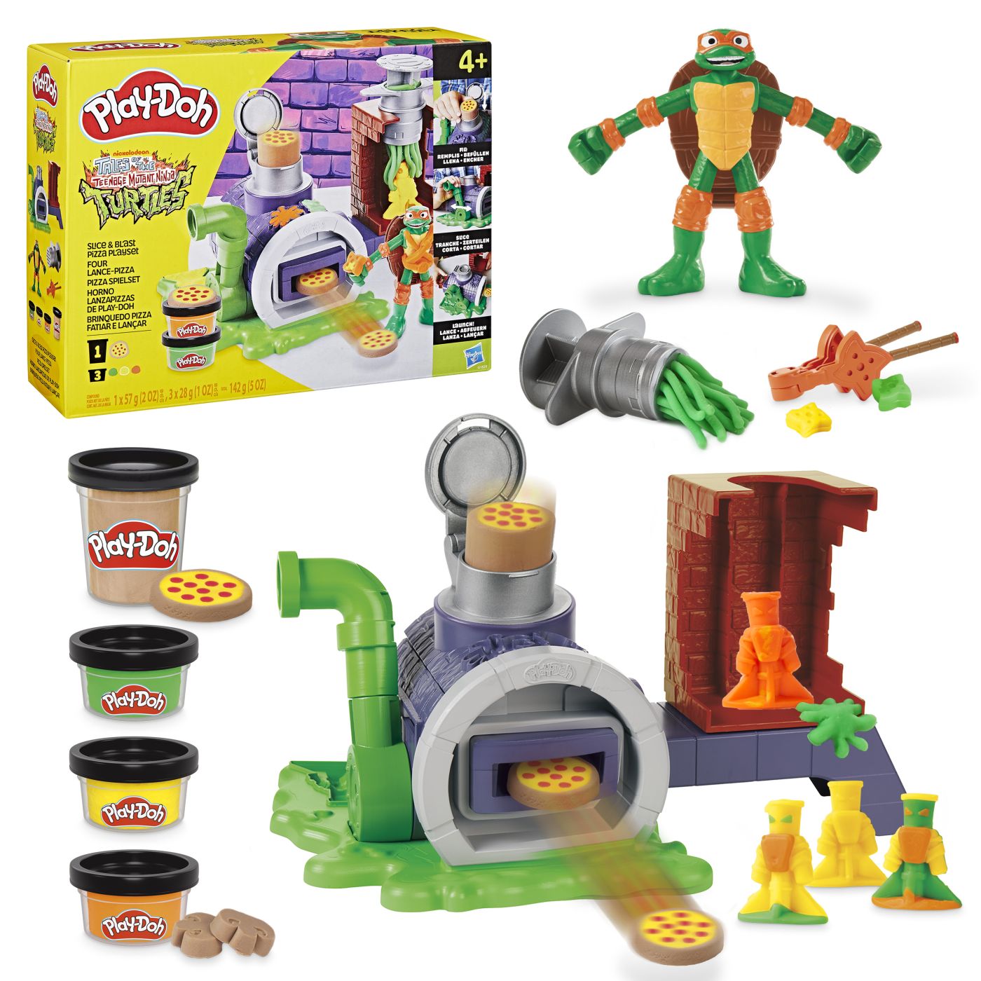 PLAY DOH POVESTIRI CU TESTOASE NINJA ADOLESCENTE MUTANTE - Imagine 8 [ps:e6109625-1c4b-408a-9844-a9aacbc3abd1]