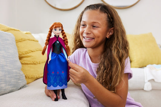 PAPUSA DISNEY FROZEN ANNA CU CODITE Mattel - Imagine 3