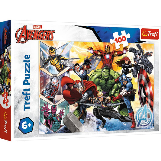 PUZZLE TREFL 100 MARVEL AVENGERS PUTEREA RAZBUNATORILOR - Imagine 2 [ps:d7c639ac-cbbc-4251-81fe-5729de96768d]