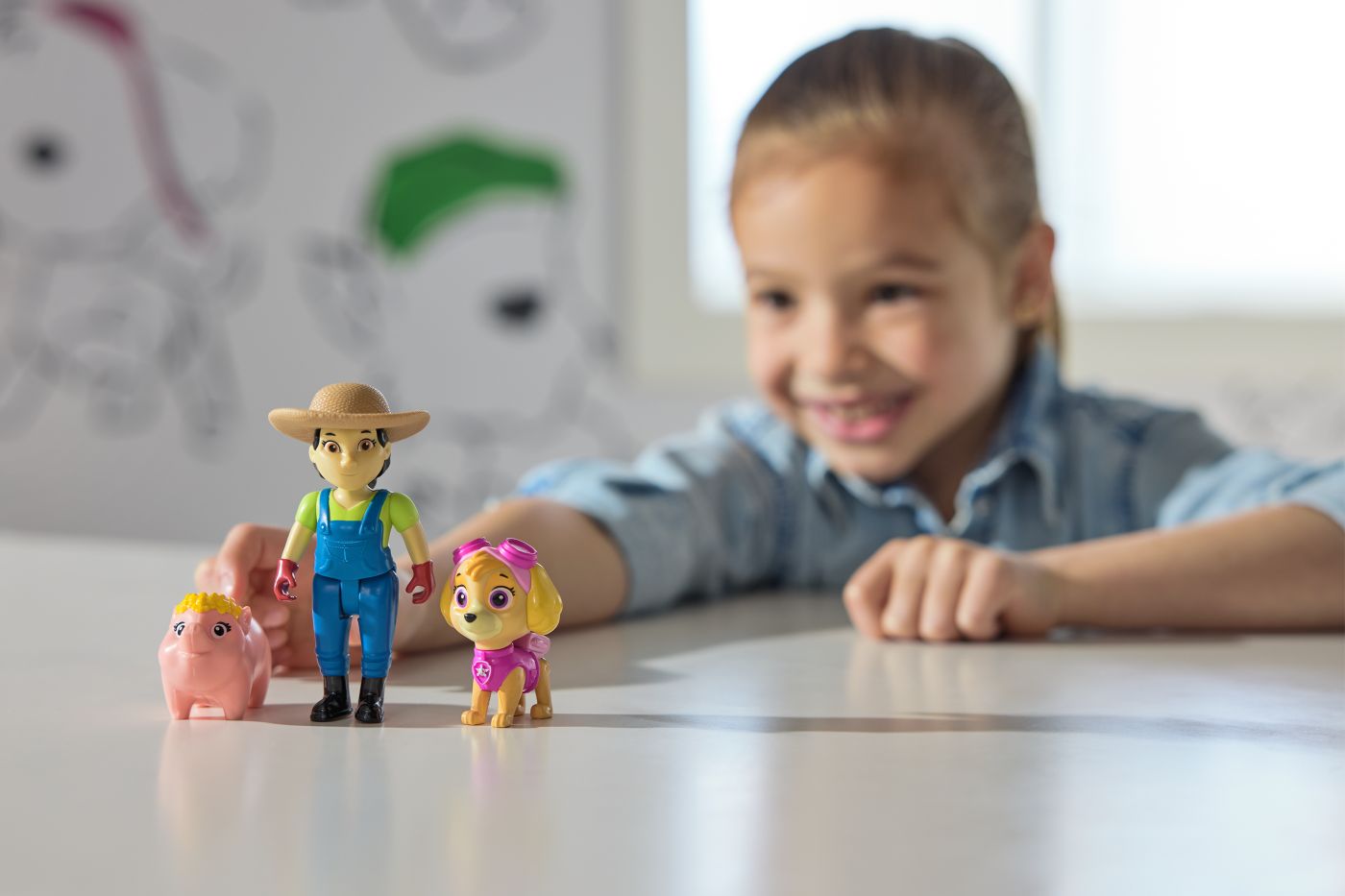 PATRULA CATELUSILOR SET FIGURINE EROI DE SALVARE SKYE SI FARMER YUMI [ps:1362784b-bfad-45c0-8b19-9944f18555ae]