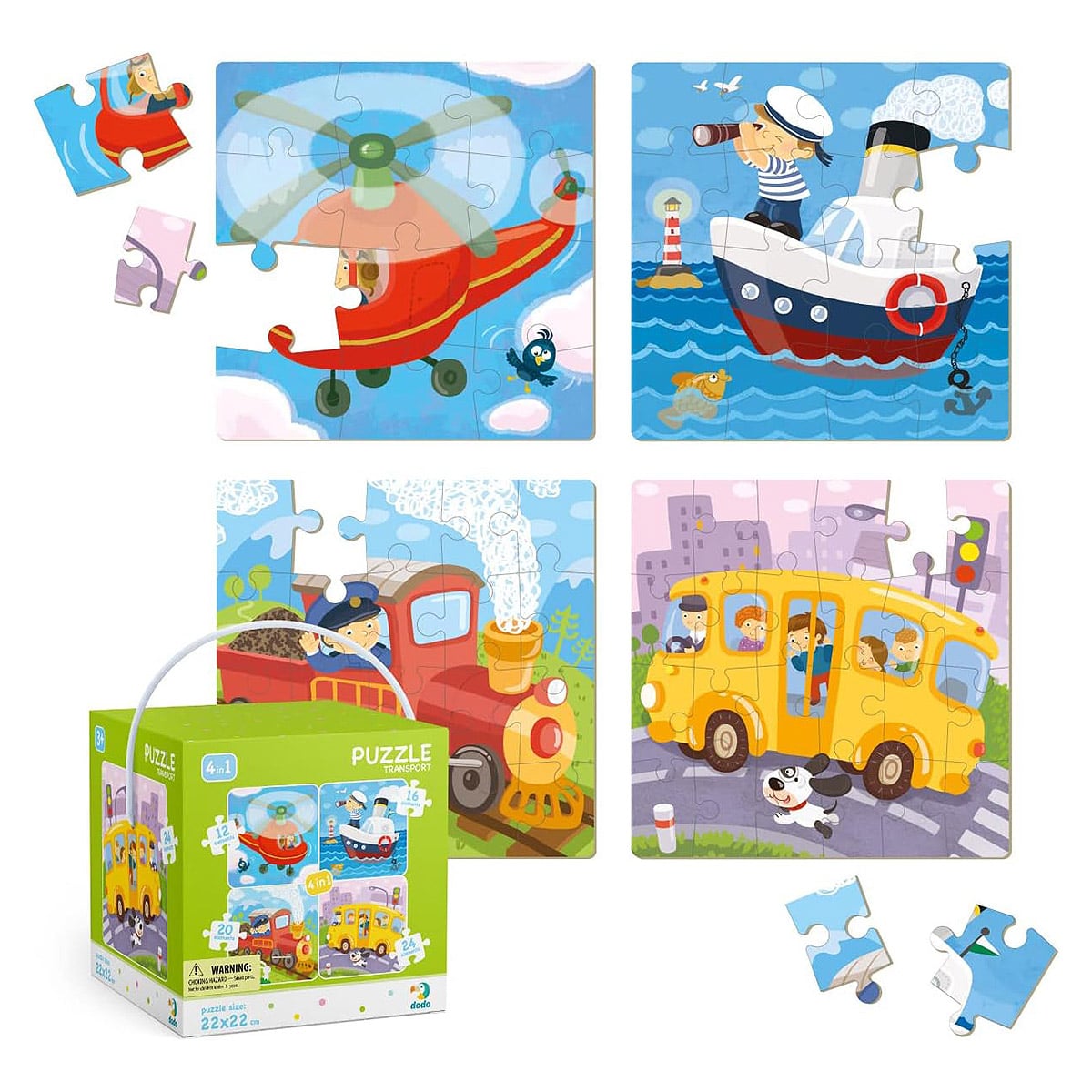 Puzzle 4 in 1 Vehicule Dodo Toys - 72 Piese - Default Title (3) [ps:95282619-2103-4d41-a068-a556e3bfb32e]