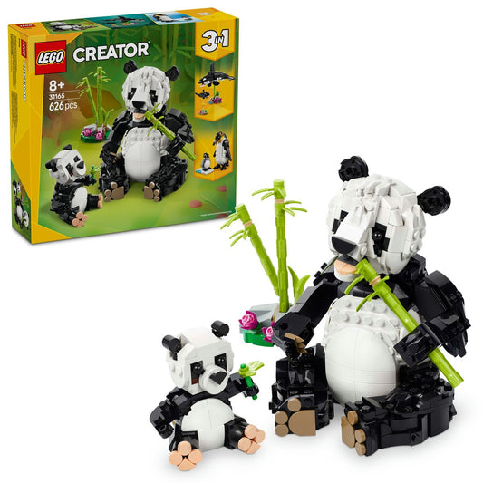 LEGO CREATOR ANIMALE SALBATICE: FAMILIA DE URSI PANDA 31165 - Imagine 9 [ps:695506a9-a008-40bc-8c20-d39641e8a5d6]