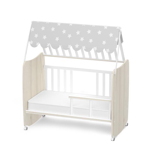 Patut Bebe LORELLI Stars - Leganare, Casuta - White Light Oak (3) [ps:98b99c90-ba95-4d01-bb94-faba07327f1a]