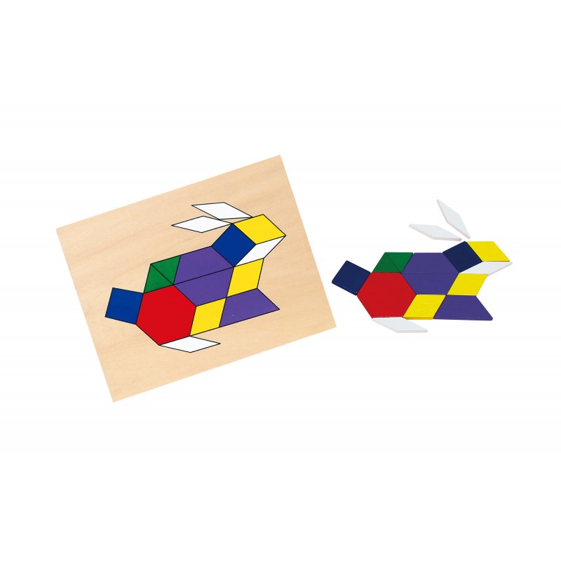 Set mozaic Tangram din lemn cu modele, Viga [ps:7d280f4f-fb97-4ec8-b4f2-2372534ca691]