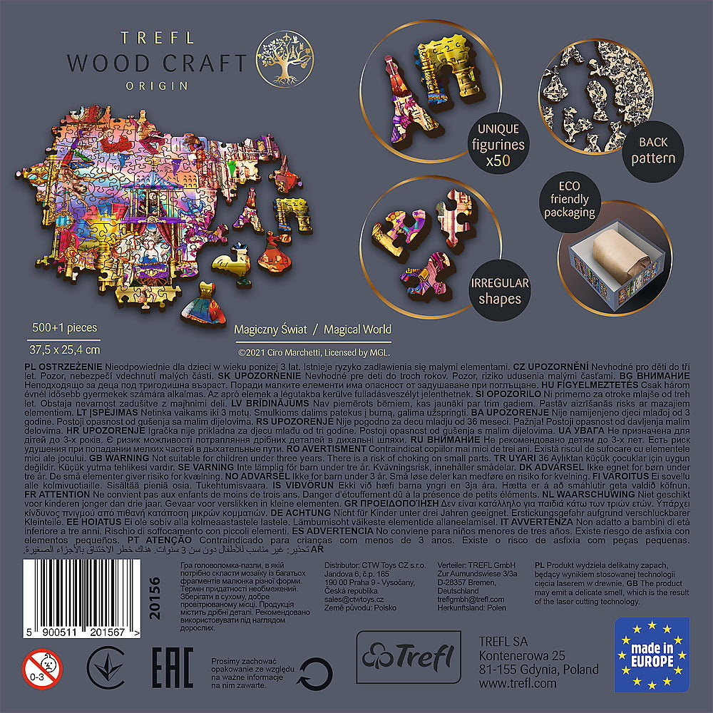PUZZLE TREFL DIN LEMN 500+1 PIESE LUMEA MAGICA - Imagine 4 [ps:4280db44-ccaf-4b93-a542-37dda5061118]