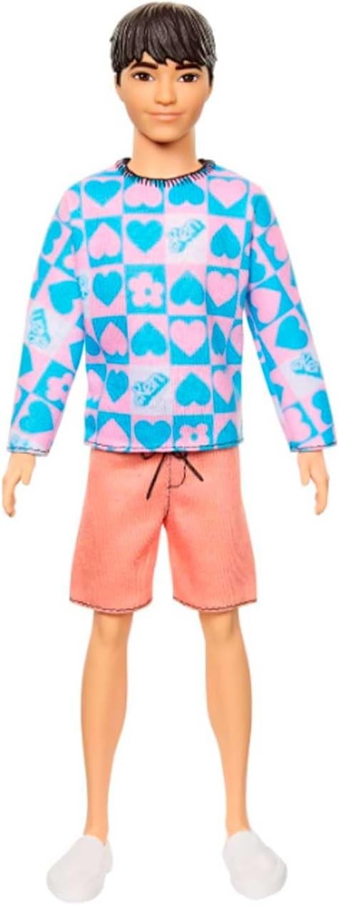 BARBIE PAPUSA BAIAT FASHIONISTAS BLOND CU BLUZA CU - Inimioare (3) [ps:a38fc8b9-bbf0-4625-b34e-7df66442fec7]